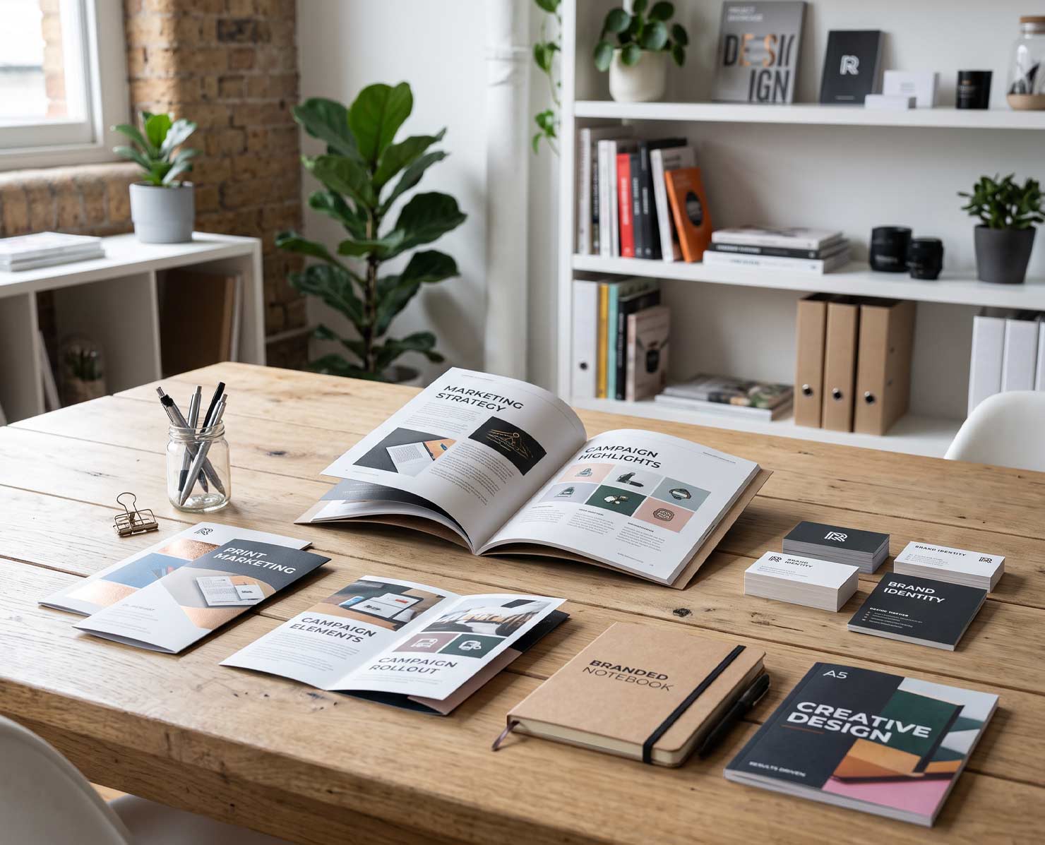 Print marketing materials showcase by Four States Marketing